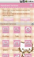 Handcent Skin (Hello Kitty) imagem de tela 2