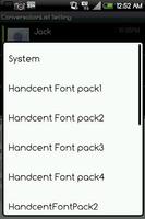 Handcent Font Pack5 screenshot 1