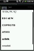 Handcent Font Pack5 screenshot 2