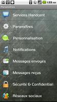 Handcent SMS French Language P captura de pantalla 1