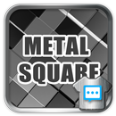 Metal square skin for Next SMS APK