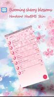 Blooming cherry blossoms skin  Affiche