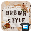 NextSMS brown style skin APK