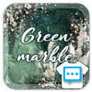 Next SMS Green marble skin APK