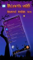 Halloween Night skin for Next SMS Affiche