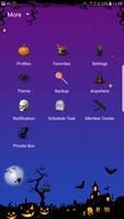 Halloween Night skin for Next SMS capture d'écran 2