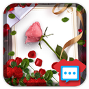 La vie en rose skin for Next SMS APK