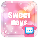 Sweet days Next SMS skin APK