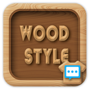 Wood style skin for Next SMS APK