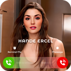 Hande Ercel Video Call Theme icône