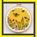 Hand Embroidery Stitch Pattern APK