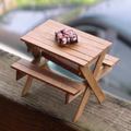 handicrafts from ice cream sticks