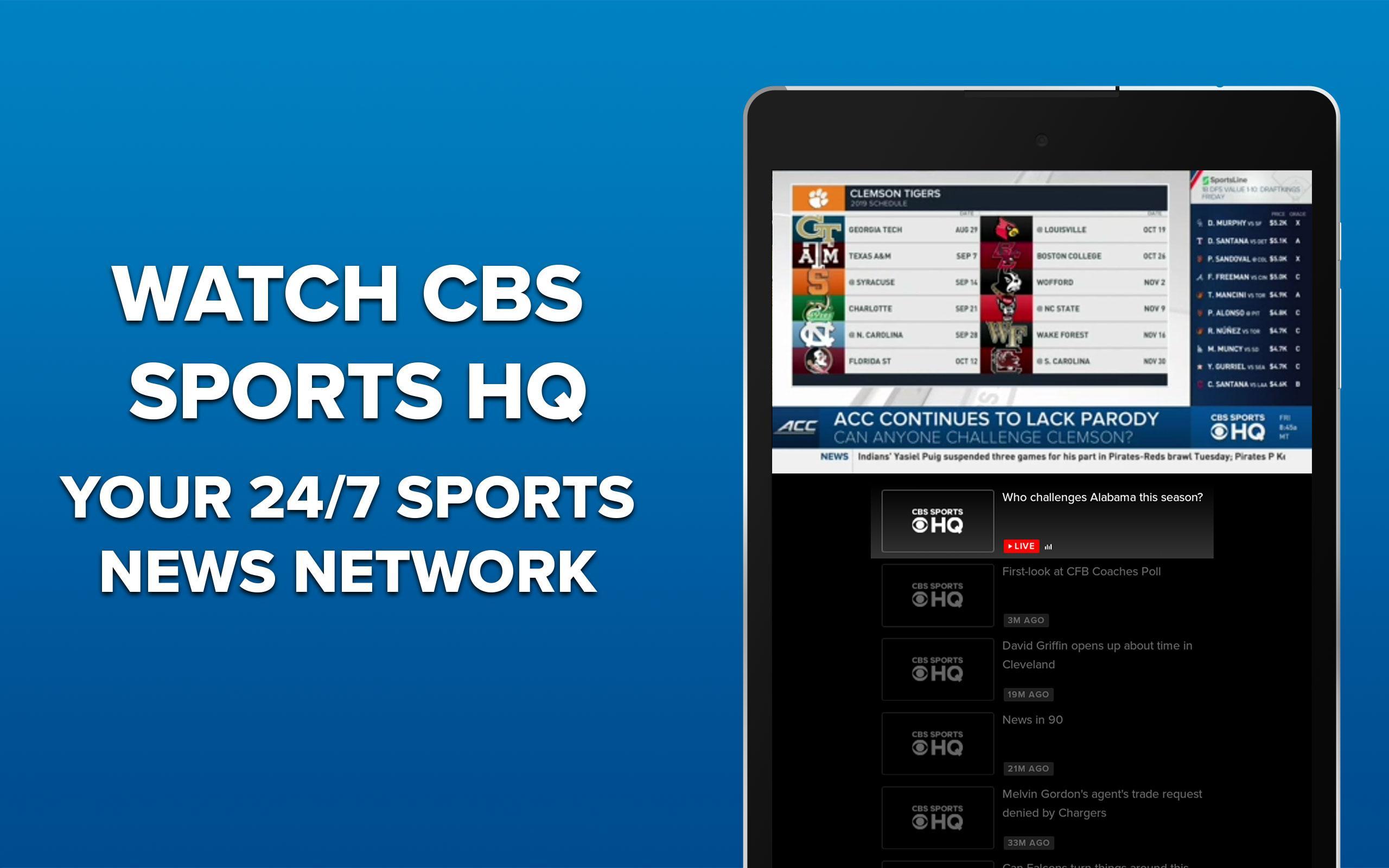 Cbs Sports For Android Apk Download - cbs news roblox