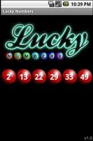 Lucky Numbers capture d'écran 1