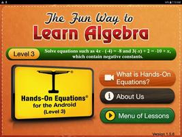 Hands-On Equations 3: Tablet الملصق