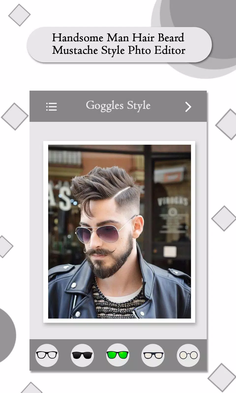 Handsome Man Hair Beard Mustache Style Phto Editor APK pour Android  Télécharger