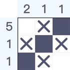 Nonogram,mots croisés japonais icône