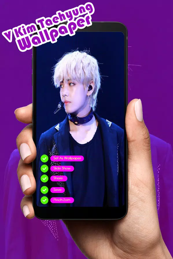 Tải xuống APK Wallpaper V Kim Taehyung Cute cho Android