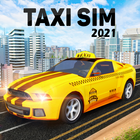 Simulateur de taxi moderne icône
