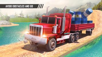 offroad transport truck drive Ekran Görüntüsü 3