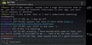 qicr lite IRC client beta