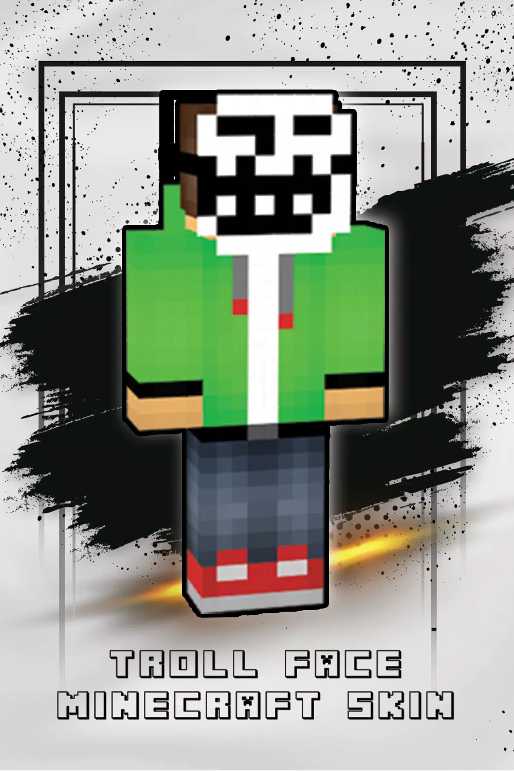 troll face  Minecraft Skins