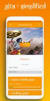 Bhagavad Gita in Hindi & Engli Affiche