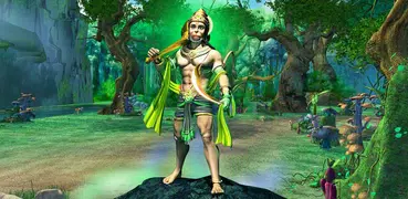 Hanuman VS Ravana Sena Fighting War : Indian Games