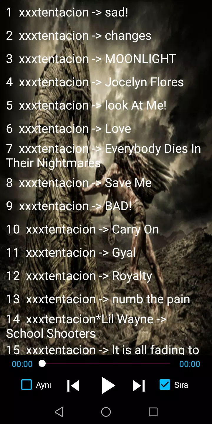 XXXTentacion Todas las mejores canciones APK pour Android Télécharger