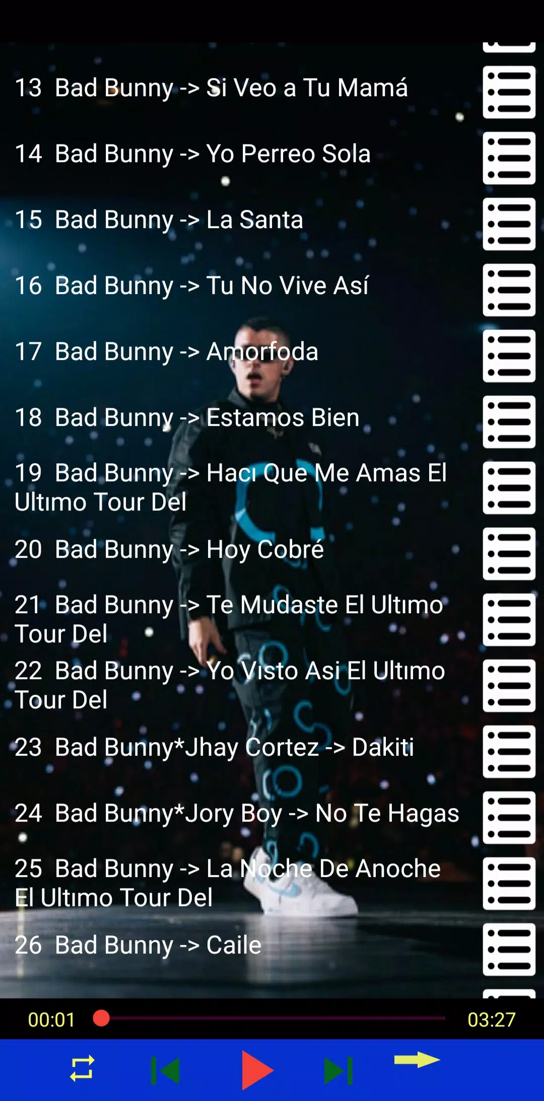 Descarga de APK de Bad Bunny Todas las canciones para Android