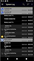 1 Schermata System Log - activity & Notifi