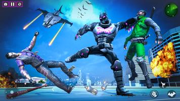 Bat Hero Man Game : Robot Game capture d'écran 1