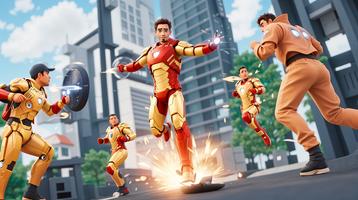 Iron Boy : Iron Hero Man Games 截图 1