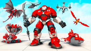 Iron Robot Transformation Game پوسٹر