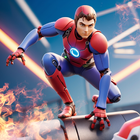 Spider Boy : Rope Hero Games أيقونة