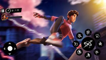 Spider Boy : Rope Hero Games постер