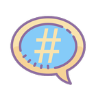 Hashtag Comment আইকন