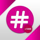 🏆 Hashtags generator em português | AllHashtags ícone