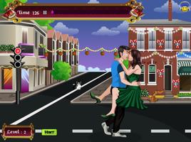 Christmas Kissing Games Girls captura de pantalla 1