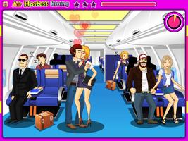 Air Hostess Kissing Games Girl imagem de tela 2