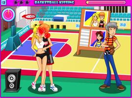 Basketbal Kissing Games Girls capture d'écran 1