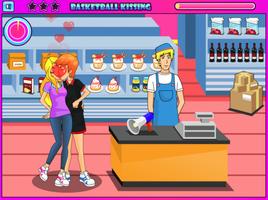 Basketbal Kissing Games Girls capture d'écran 2