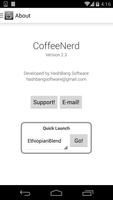 Coffee Nerd - Brewing Guide Affiche