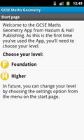 GCSE Maths Geometry постер