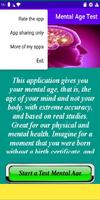 Mental Age Test poster