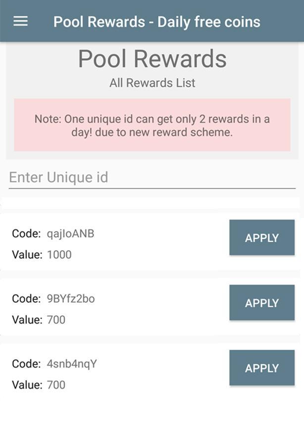 Pool Rewards - Daily Free Coins for Android - APK Download Pool Rewards - Daily Free Coins for Android - APK Download -