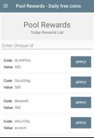 Pool Rewards - Daily Free Coin captura de pantalla 2