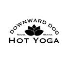 Downward Dog Hot Yoga Zeichen
