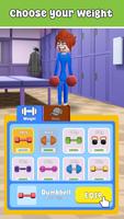 Lifting Hero 3D: Gym Clicker تصوير الشاشة 2