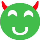 Glücklicher mod Zeichen